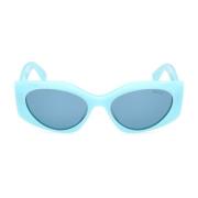 Blå Lys Linse Oval Solbriller