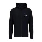 Stripete Zip Hoodie for Menn