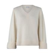 Hvit Six Ames Rioa Sweater Off White Genser