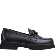 Sorte Loafers for Kvinner