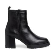 Sorte Lukkede Booties