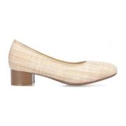 Brune tekstil pumps formelle