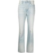 Japanske høytlivs straight-leg jeans