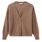 Beige Mos Mosh Thora V-Neck Knit Cardigan Cardigan