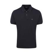 Svart 24/1 Piquet Polo Shirt