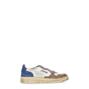 Multifargede Skinn Sneakers for Menn