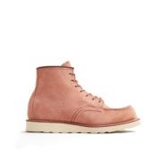 Dusty Rose Moc Toe Snøresko