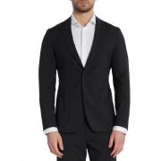 Elegant Svart Ull Blazer