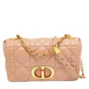 Pre-owned Beige Leather Dior Crossbody Veske