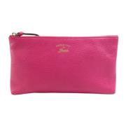 Pre-owned Rosa skinn Gucci Clutch