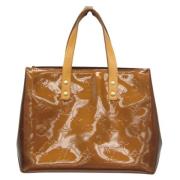 Pre-owned Brunt lerret Louis Vuitton Reade