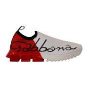 Hvite Røde Sorrento Sandaler Sneakers