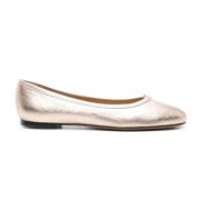 Metallic Ballerina Slip-On Design