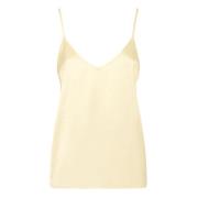 V-hals Ribaud Tank Top