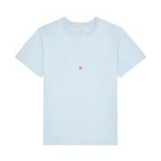 Blå Flamingo Crew Neck T-skjorte