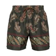 Trykt Khaki Swimboxer Roma