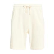 Vintage-inspirerte loopback bomull sweatshorts