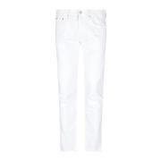 Hvite Straight Jeans