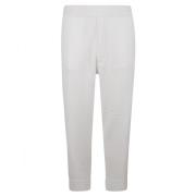 Hvite Cashmere Bomull Joggers