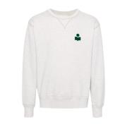 Ecru/Emeraude Sweatshirt - Stilig Casual Antrekk