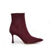 Bordeaux Suede Ankelstøvle