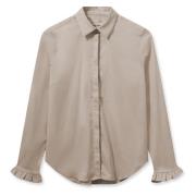 Beige Mos Mosh Mattie Flip Shirt Skjorte