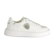 Stilig Polyester Sneaker Hvit Farge