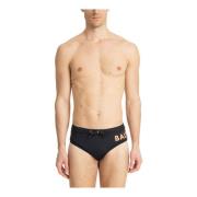 Mid Waist Swim Briefs med snøring