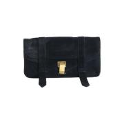 Pre-owned Navy semsket skinn Proenza Schouler PS1