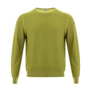 Grønn Crew Neck Sweater