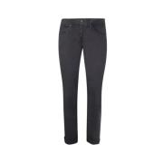 Slim Fit Grå Jeans Blyfarge