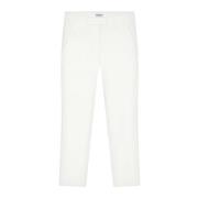 Fløyel Slim-Fit Cropped Chino Bukser