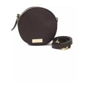 Lær Oval Crossbody-veske