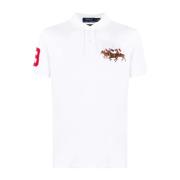 Hvit Casual Poloskjorte for Menn