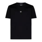 Svart Logo Crewneck T-skjorte