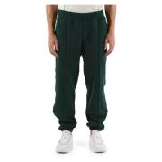 Sporty bomulls sweatpants med side striper