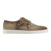 Taupe Semskede Loafers for Menn