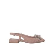 Spenne Rhinestone Flat Sko