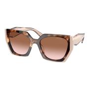 Monokrome solbriller i Havana Pink/Brown