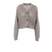 Paillett V-Hals Cardigan Sweaters