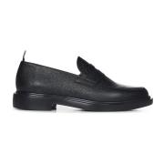 Sorte Penny Loafers Gummisåle