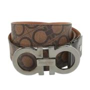 Pre-owned Coated canvas belts