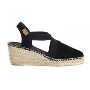 Semskede Espadrillos med Jutesåle