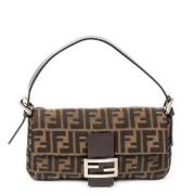 Pre-owned Gront lerret Fendi Baguette