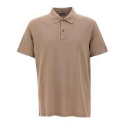 Herre Bomull Polo Beige