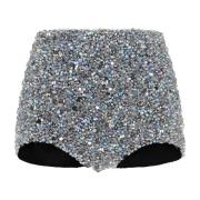 Metallic Brodert Shorts