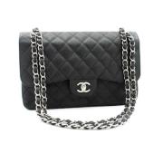 Pre-owned Svart skinn Chanel Flap Bag