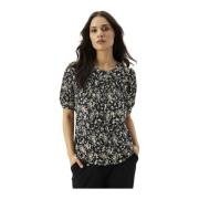 Grazia Bluse 1/2 Ermer Svart