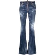 Utvidede Slitte Jeans