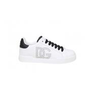 Portofino Line Skinn Sneakers Svart/Hvit